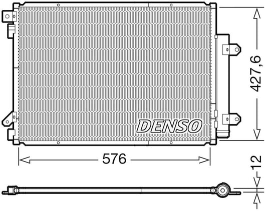 Denso Aircon Condenser DCN47008