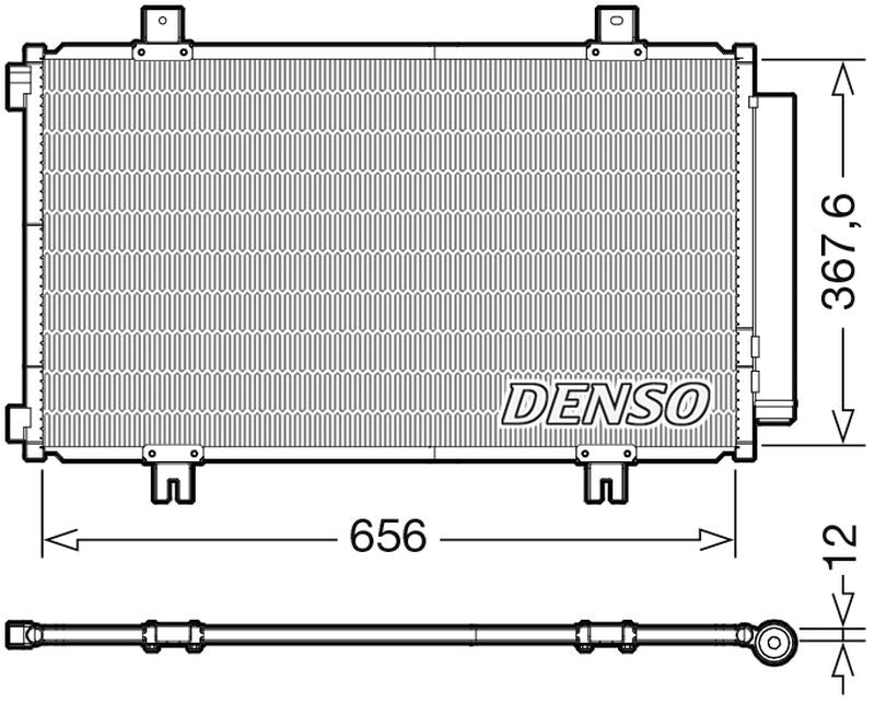 Denso Aircon Condenser DCN47009