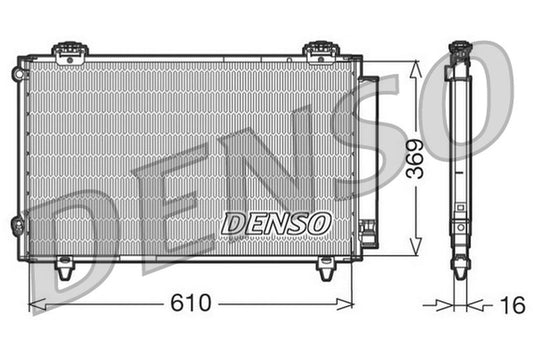 Denso Aircon Condenser DCN50008