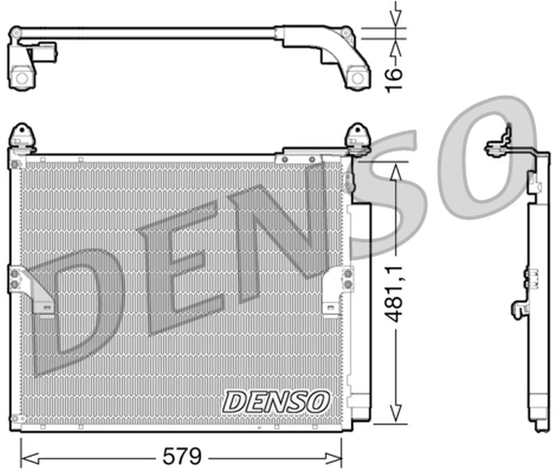 Denso Aircon Condenser DCN50019