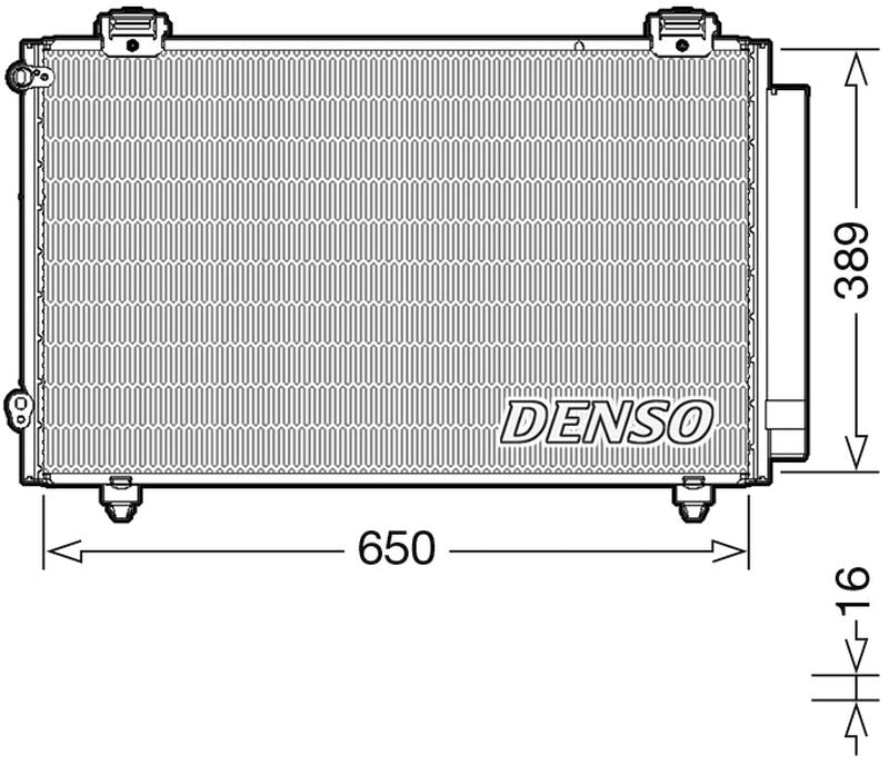 Denso Aircon Condenser DCN50023