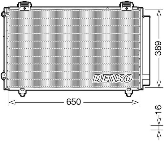 Denso Aircon Condenser DCN50023