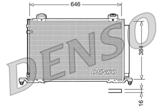 Denso Aircon Condenser DCN50026