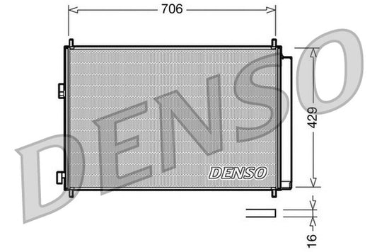 Denso Aircon Condenser DCN50030