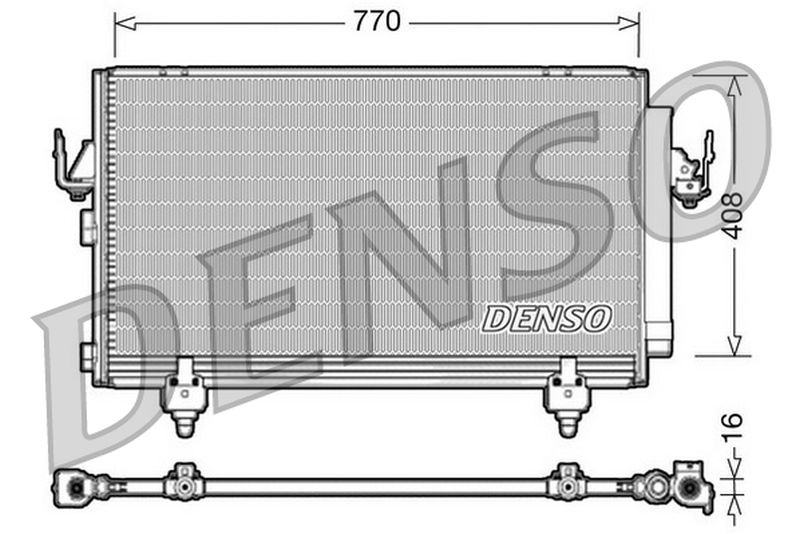 Denso Aircon Condenser DCN50031