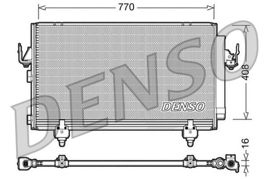 Denso Aircon Condenser DCN50031