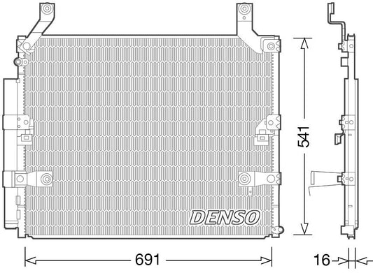 Denso Aircon Condenser DCN50032
