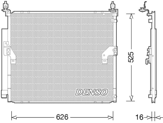Denso Aircon Condenser DCN50034