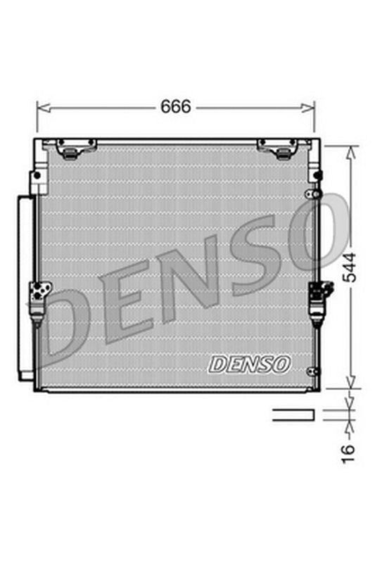 Denso Aircon Condenser DCN50036