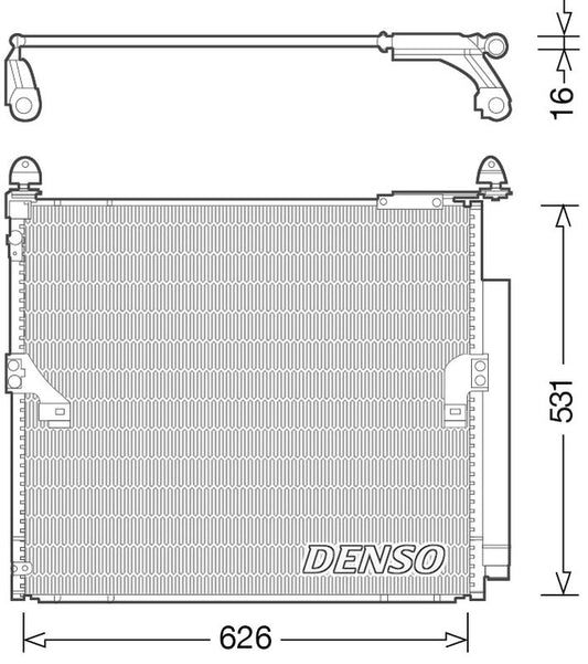 Denso Aircon Condenser DCN50038