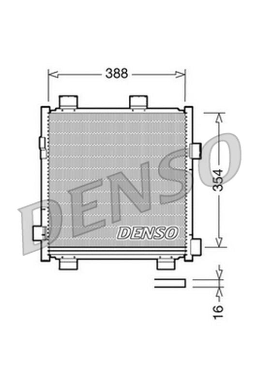 Denso Aircon Condenser DCN50040