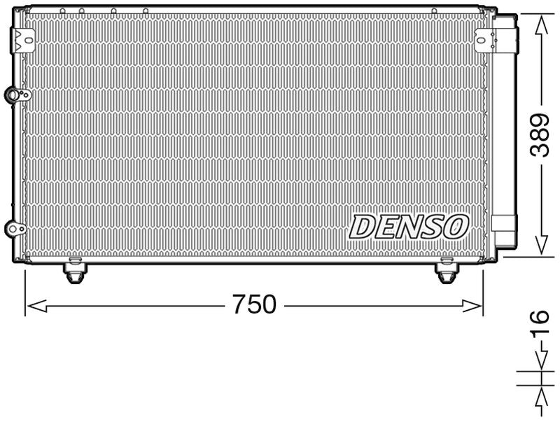 Denso Aircon Condenser DCN50042