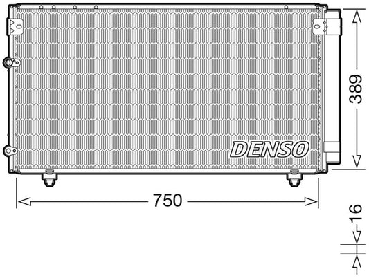Denso Aircon Condenser DCN50042