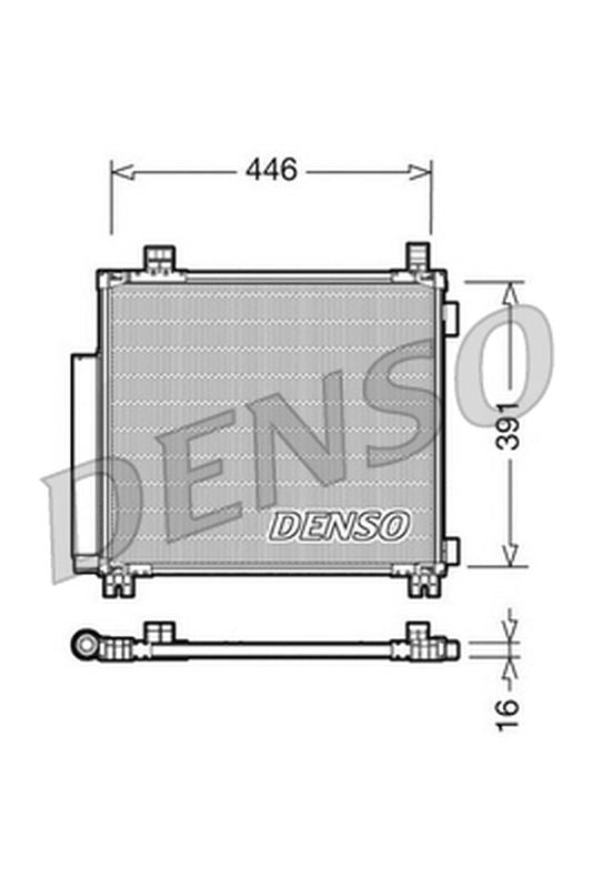 Denso Aircon Condenser DCN50045