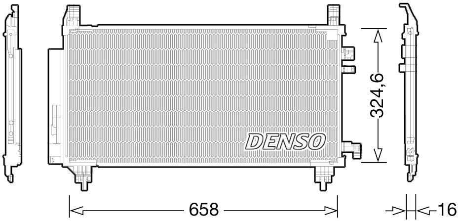Denso Aircon Condenser DCN50046