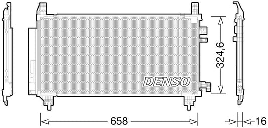 Denso Aircon Condenser DCN50046