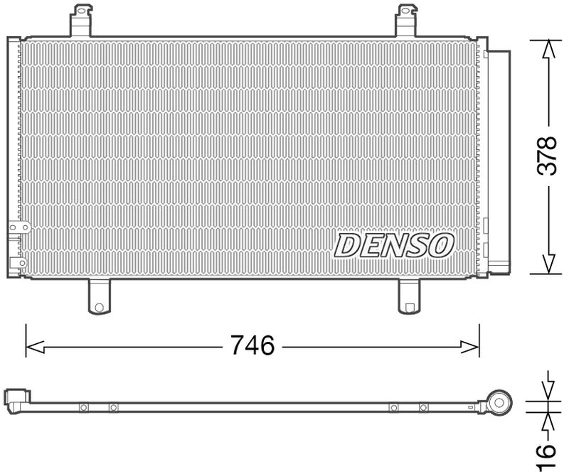 Denso Aircon Condenser DCN50048