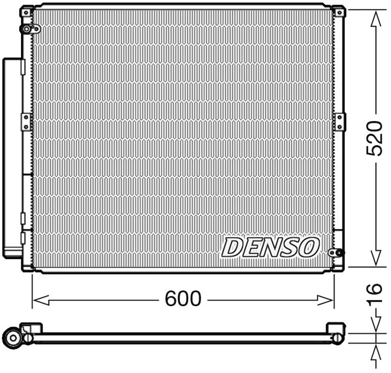 Denso Aircon Condenser DCN50051