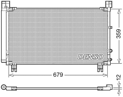 Denso Aircon Condenser DCN50053