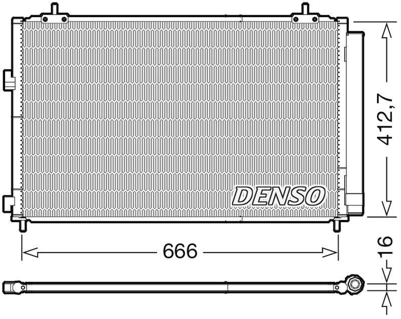 Denso Aircon Condenser DCN50059