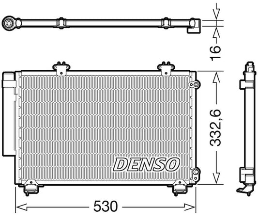 Denso Aircon Condenser DCN50060
