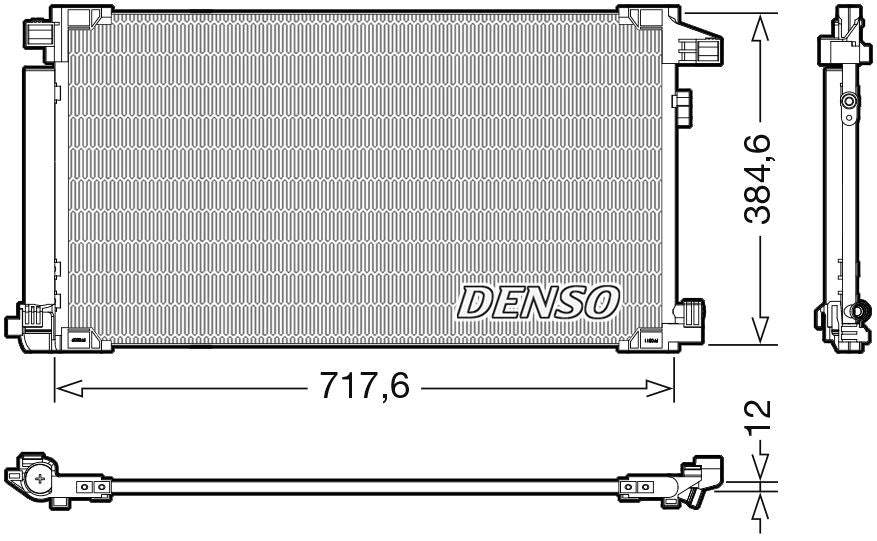 Denso Aircon Condenser DCN50061
