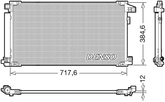Denso Aircon Condenser DCN50061