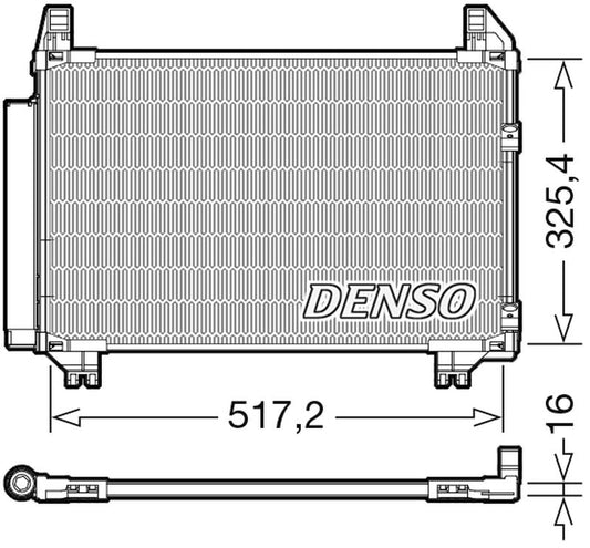 Denso Aircon Condenser DCN50101