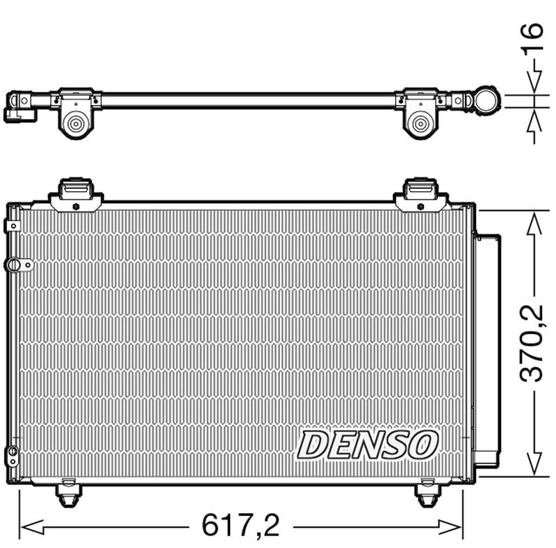 Denso Aircon Condenser DCN50112