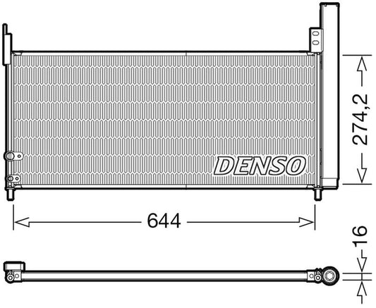 Denso Aircon Condenser DCN50116