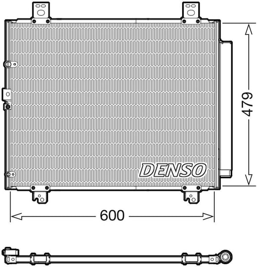 Denso Aircon Condenser DCN50118