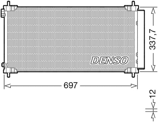 Denso Aircon Condenser DCN50120