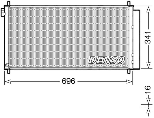Denso Aircon Condenser DCN50121