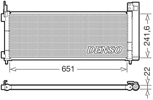 Denso Aircon Condenser DCN50123