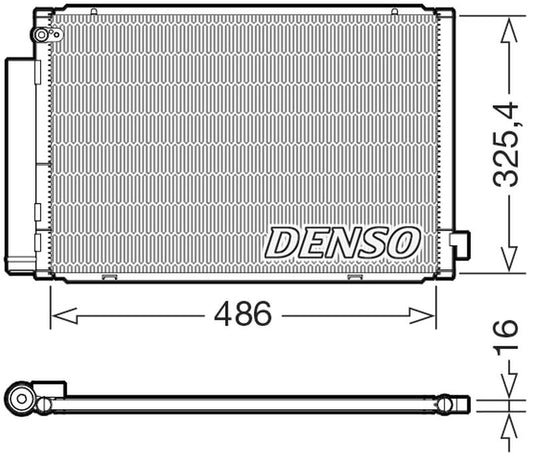 Denso Aircon Condenser DCN50125