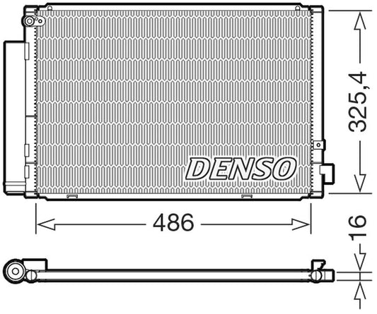 Denso Aircon Condenser DCN50126