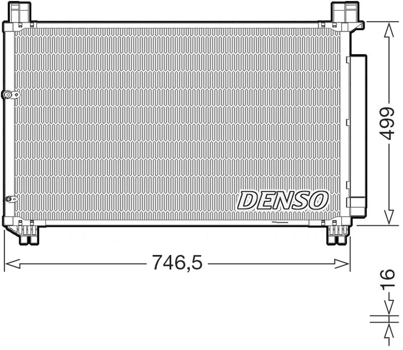 Denso Aircon Condenser DCN50131