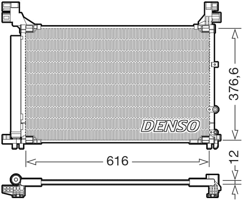 Denso Aircon Condenser DCN50133