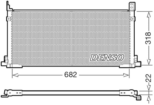 Denso Aircon Condenser DCN50135