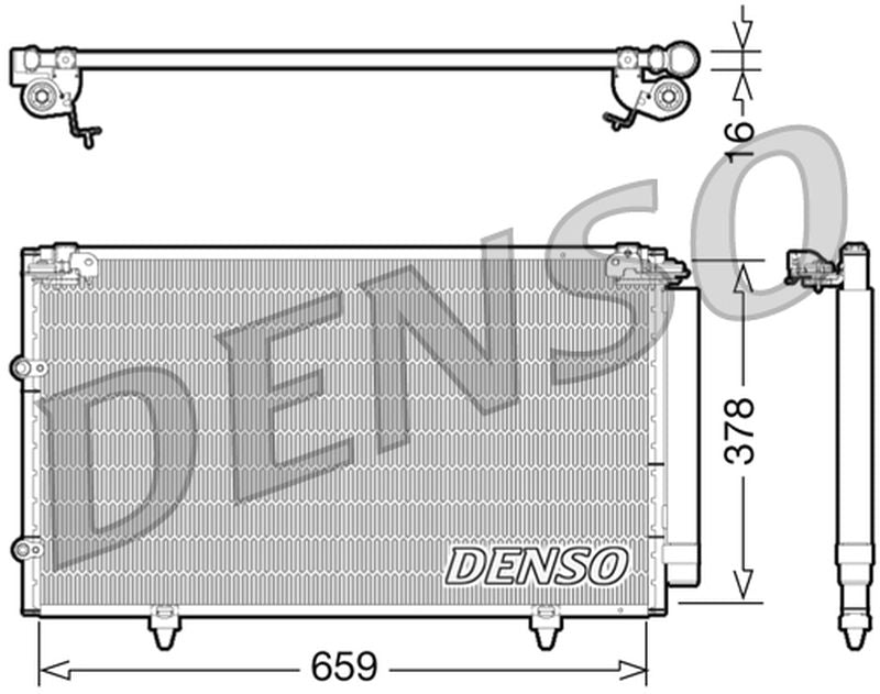 Denso Aircon Condenser DCN51003