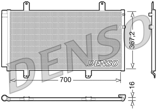 Denso Aircon Condenser DCN51004