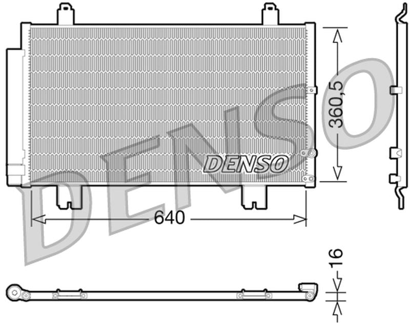 Denso Aircon Condenser DCN51005