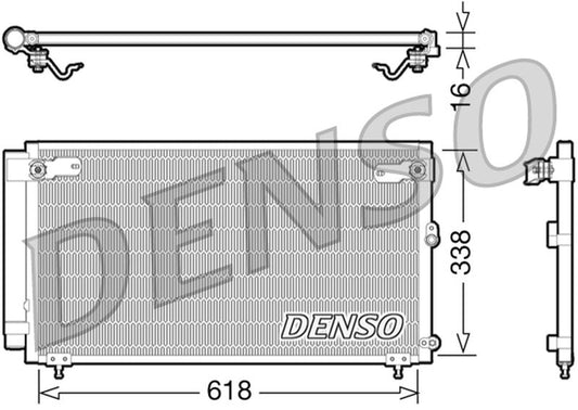 Denso Aircon Condenser DCN51006