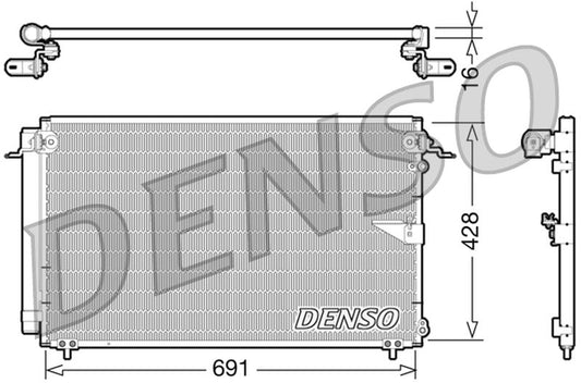 Denso Aircon Condenser DCN51008