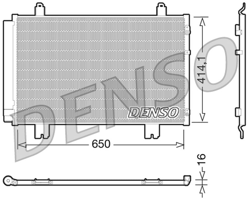 Denso Aircon Condenser DCN51009