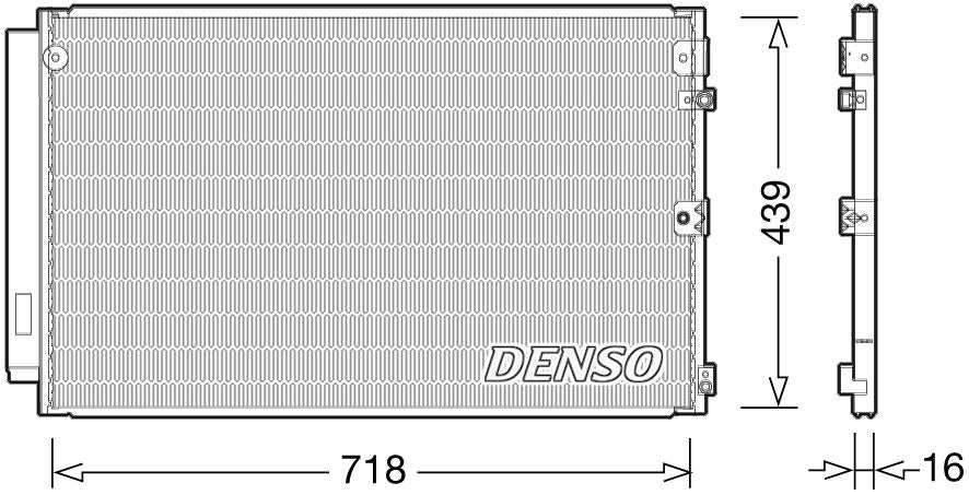 Denso Aircon Condenser DCN51011