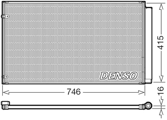 Denso Aircon Condenser DCN51017