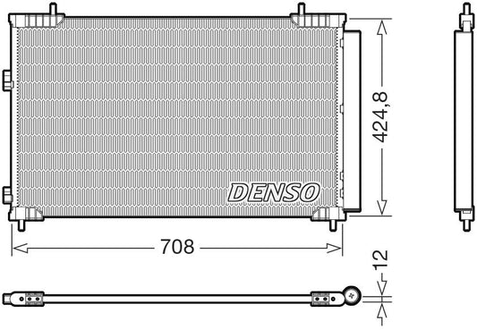 Denso Aircon Condenser DCN51018