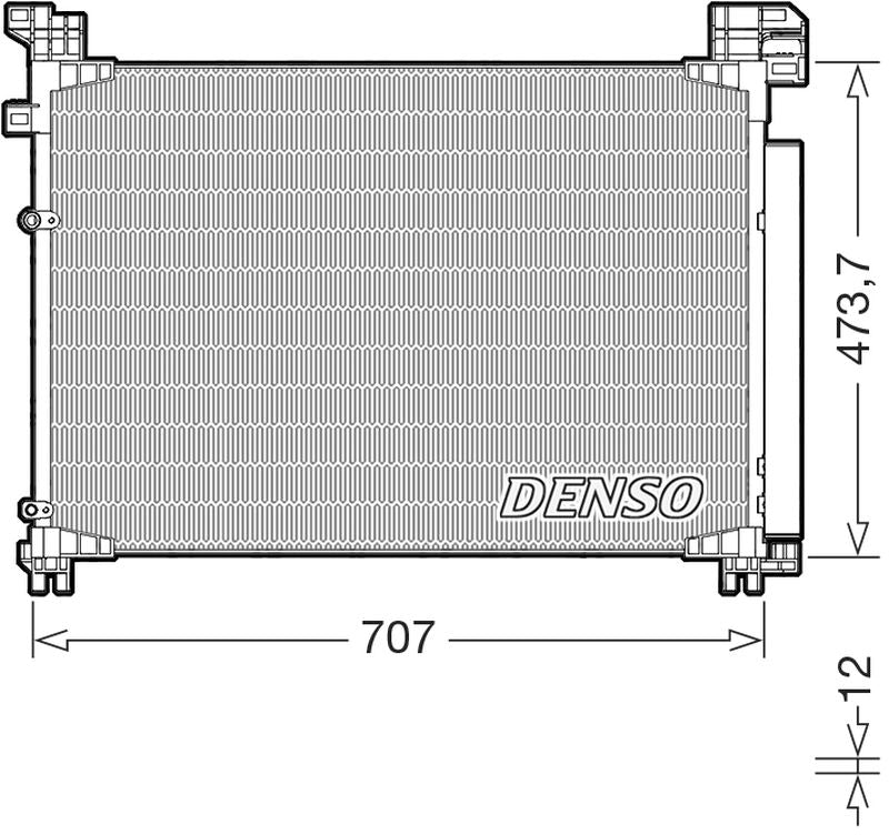 Denso Aircon Condenser DCN51020