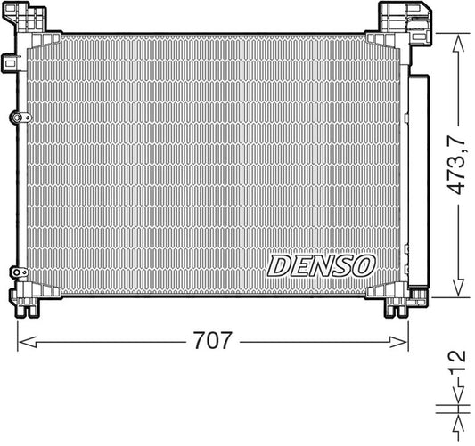 Denso Aircon Condenser DCN51020